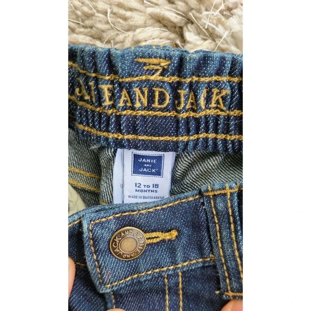 Janie and Jack boys Faux lined Pants 12-‎